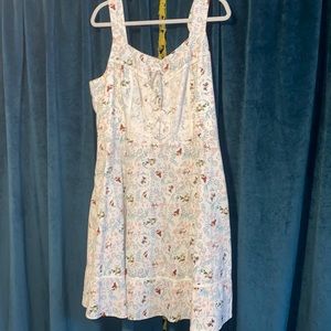 Torrid vintage Disney Bambi swing dress with corset detail size 18